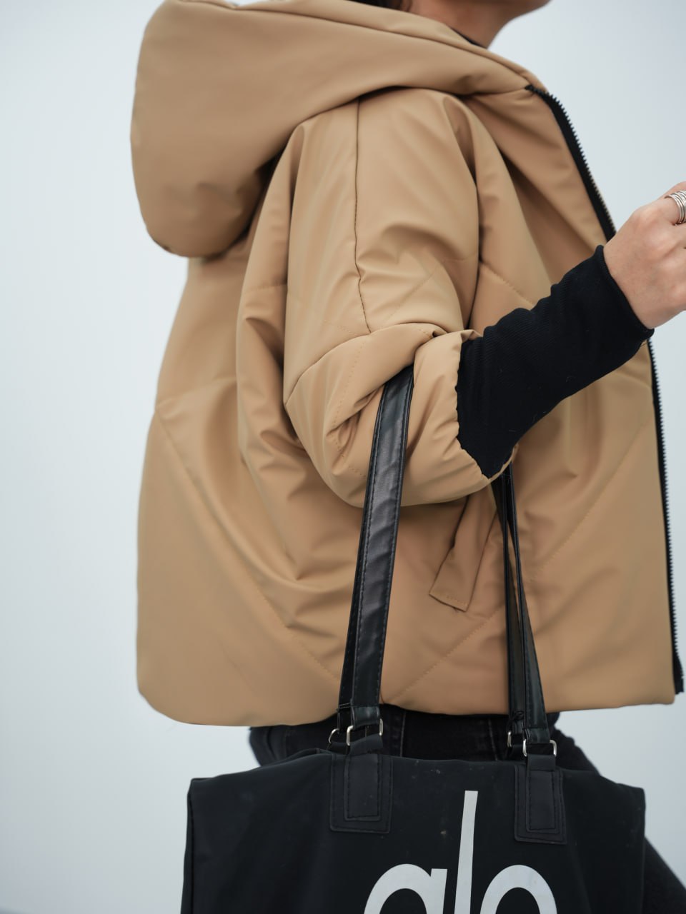 کاپشن کلاهدار فینگردار ژرفا کد6784