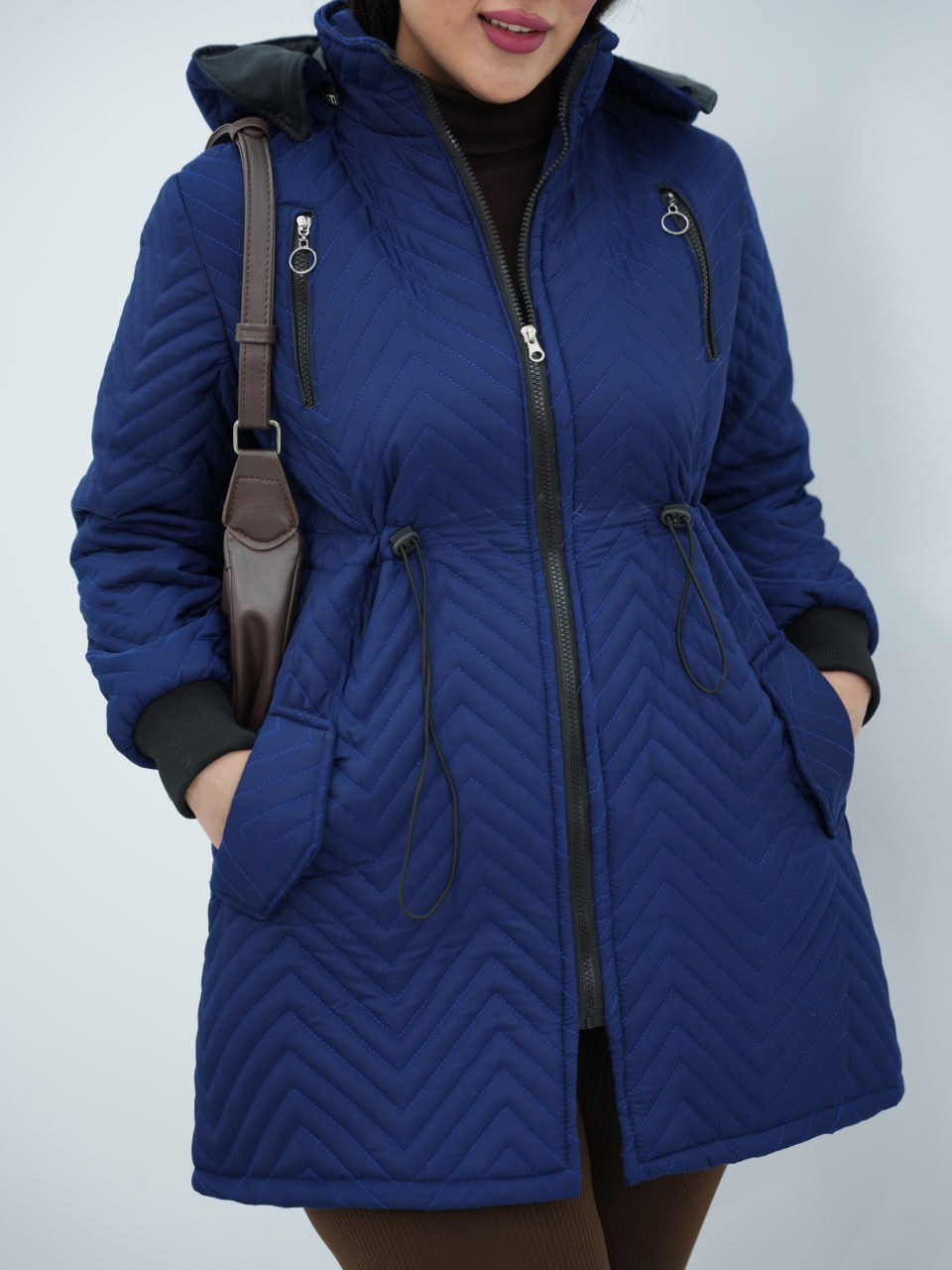 کاپشن آمبردی کلاهدار بارمان کد6792