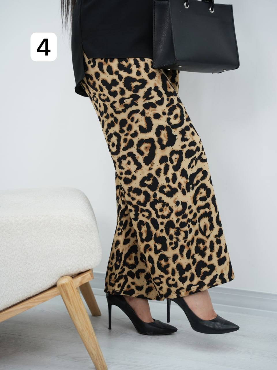 شلوار کمرکش نگین دار مایلا کد6793