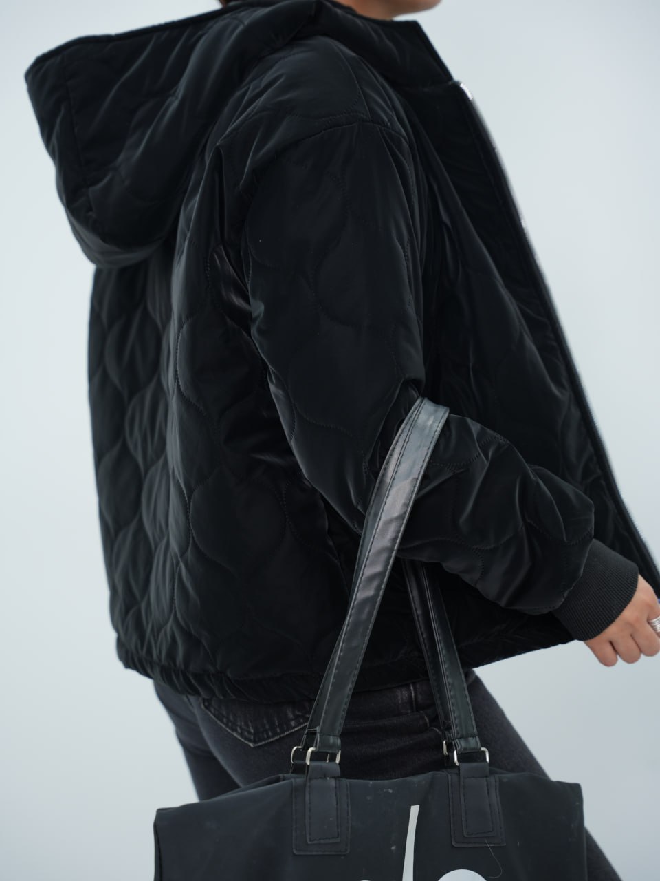 کاپشن باکسی کلاهدار آرن کد6797