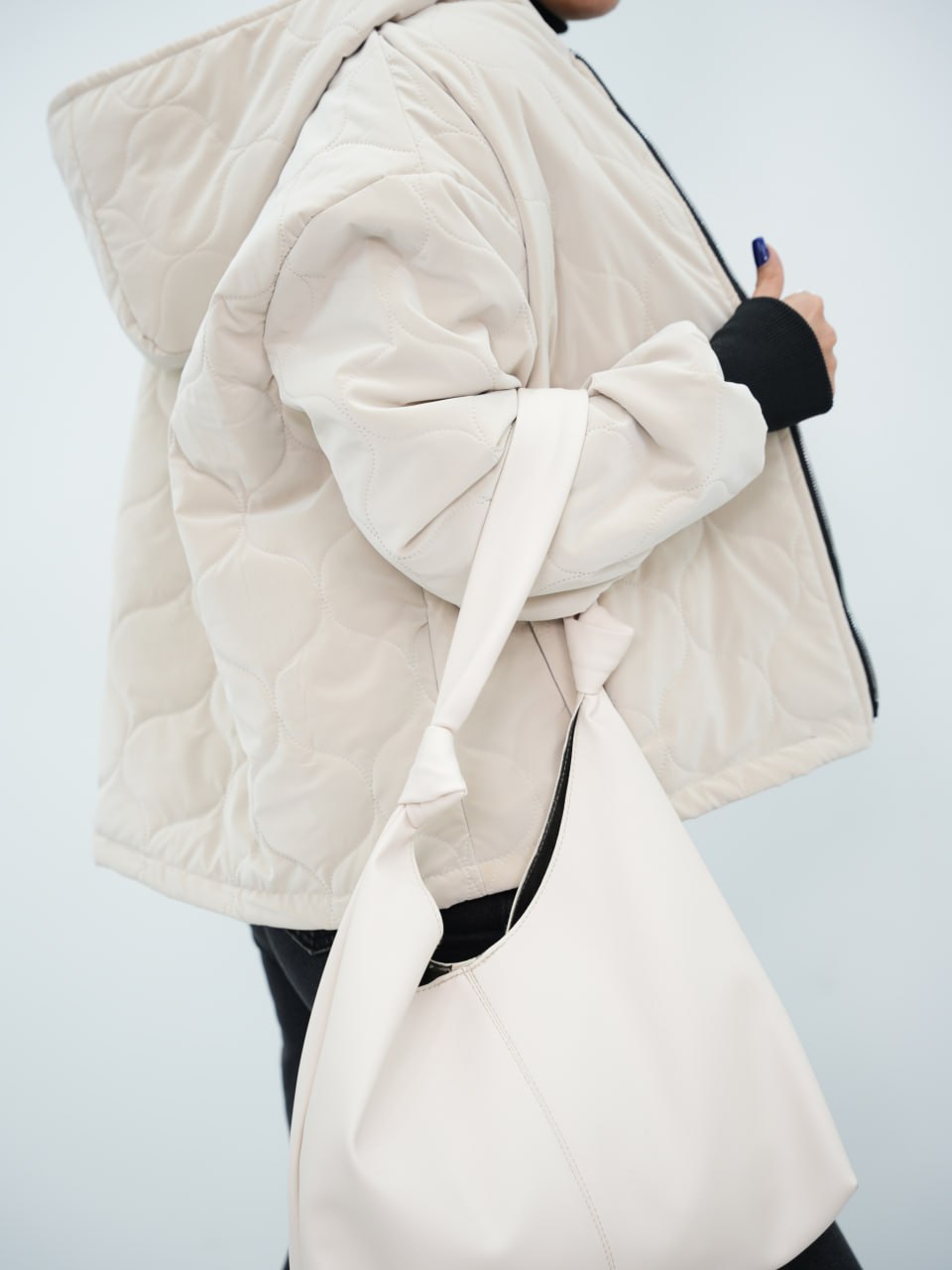 کاپشن باکسی کلاهدار آرن کد6797