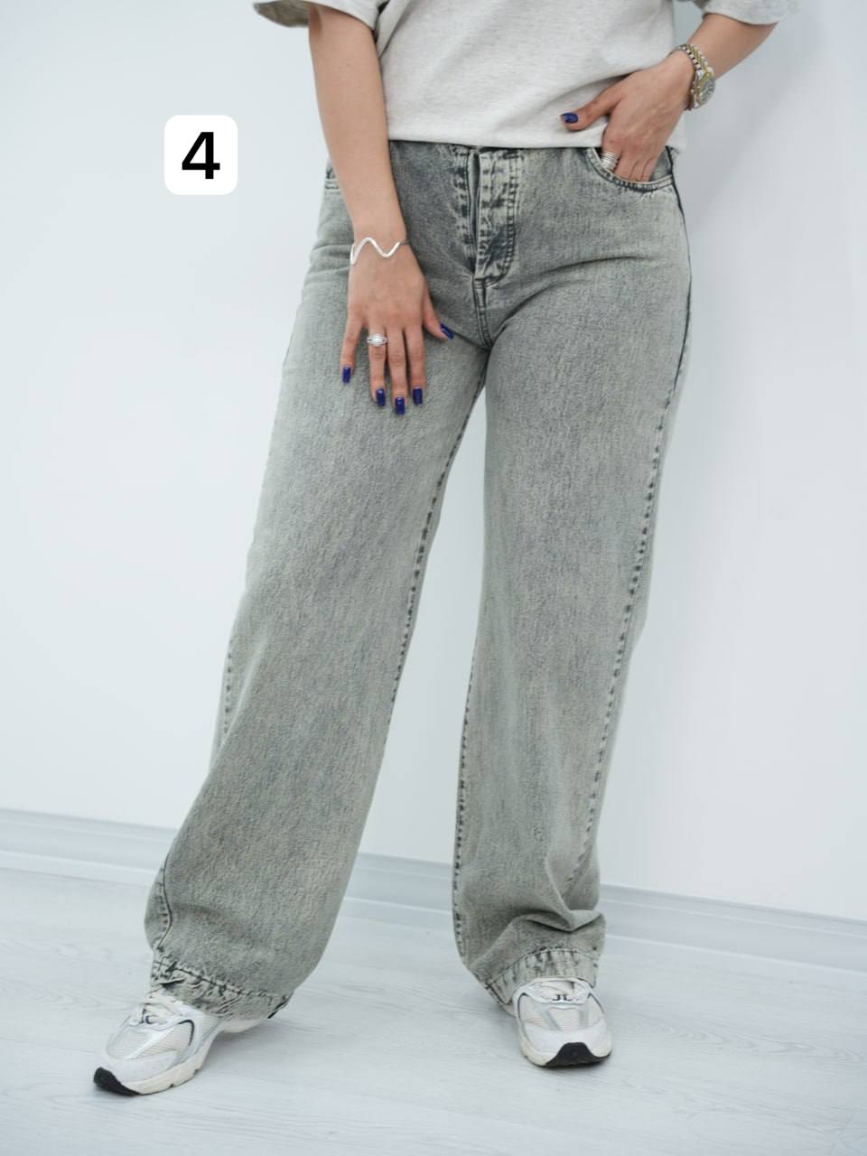 شلوار نیم بگ پشت کش آوش کد6801