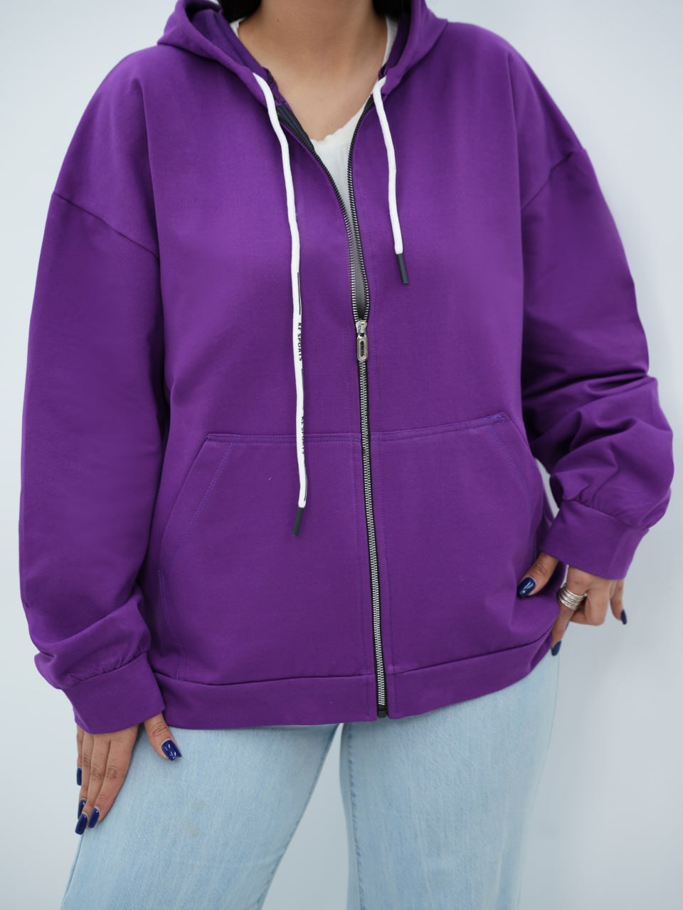 سویشرت کلاهدار پشت چاپی آنیدا کد 6817