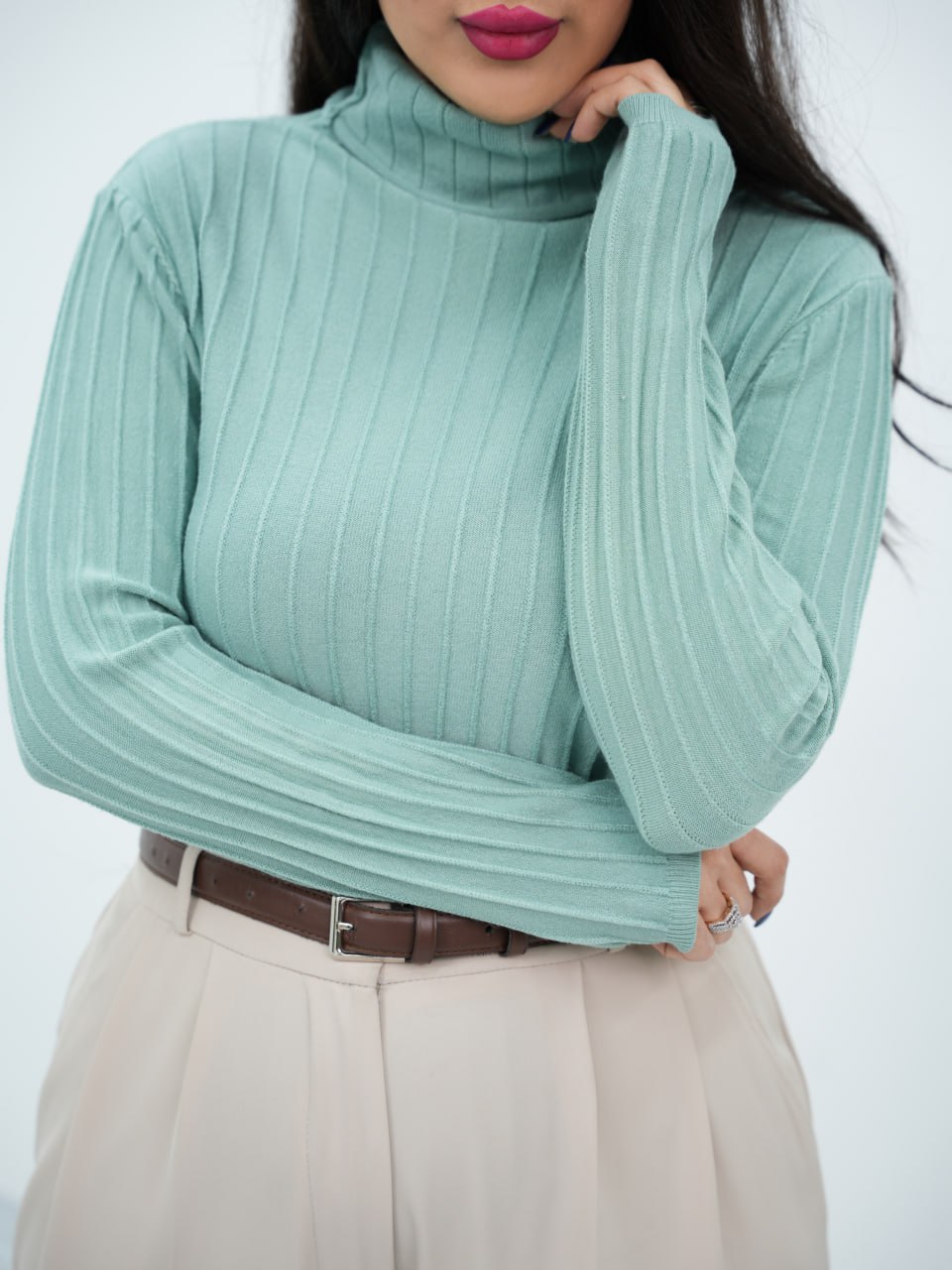 بافت یقه اسکی مانیکا کد6871