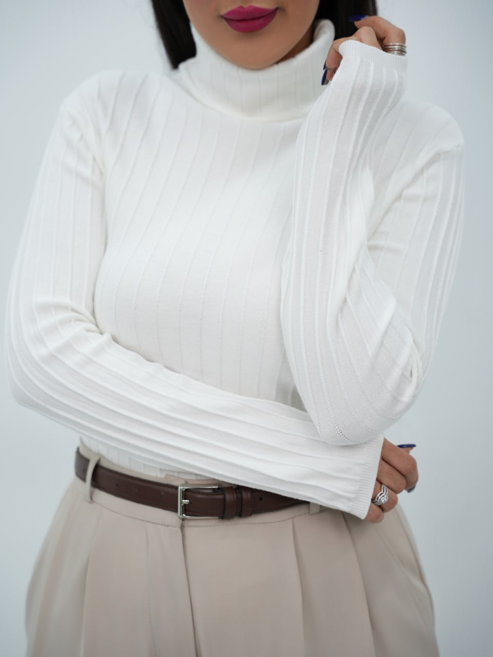 بافت یقه اسکی مانیکا کد6871