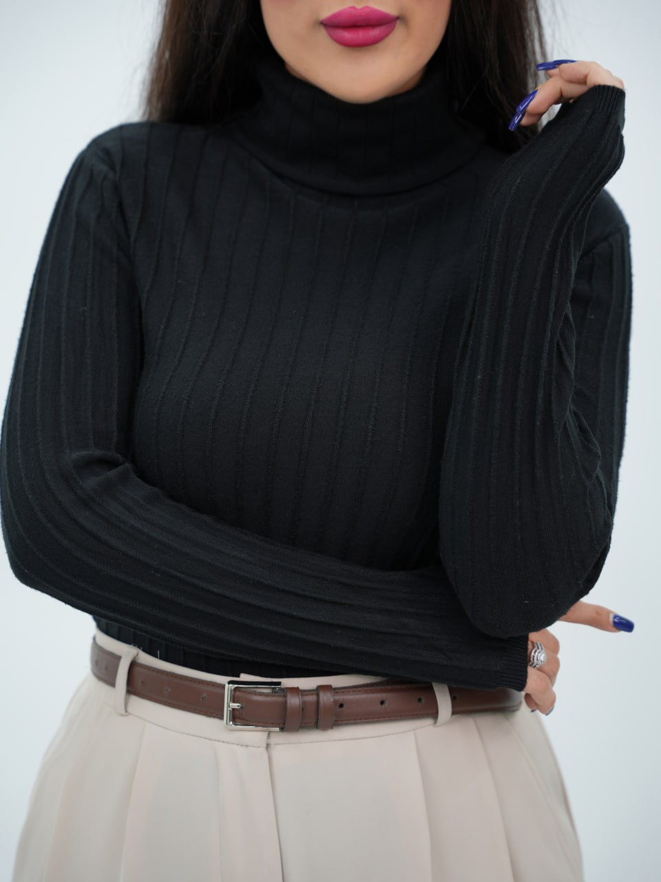 بافت یقه اسکی مانیکا کد6871