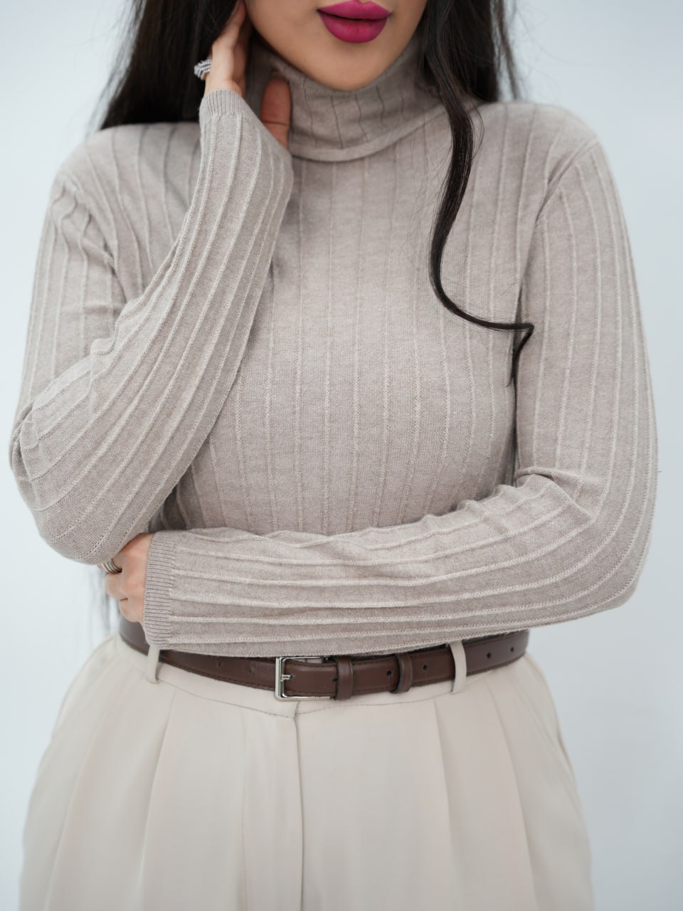 بافت یقه اسکی مانیکا کد6871