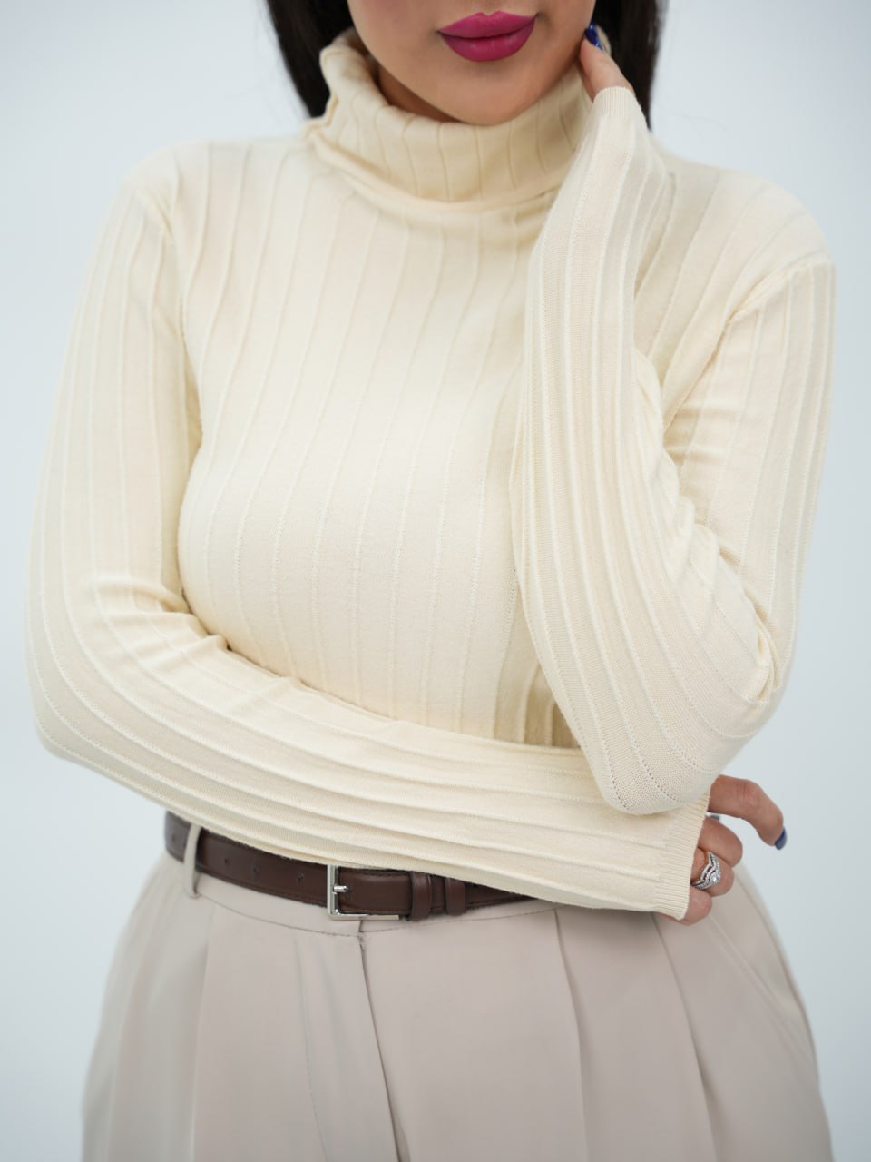 بافت یقه اسکی مانیکا کد6871