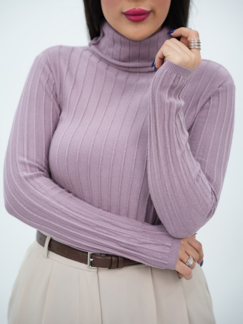 بافت یقه اسکی مانیکا کد6871