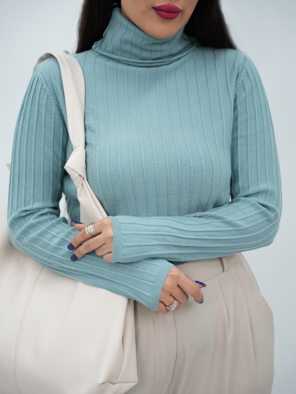 بافت یقه اسکی مانیکا کد6871