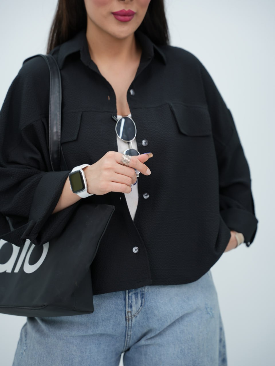 شومیز پاستیلی باکسی آستین پاگون نایریکا کد6883