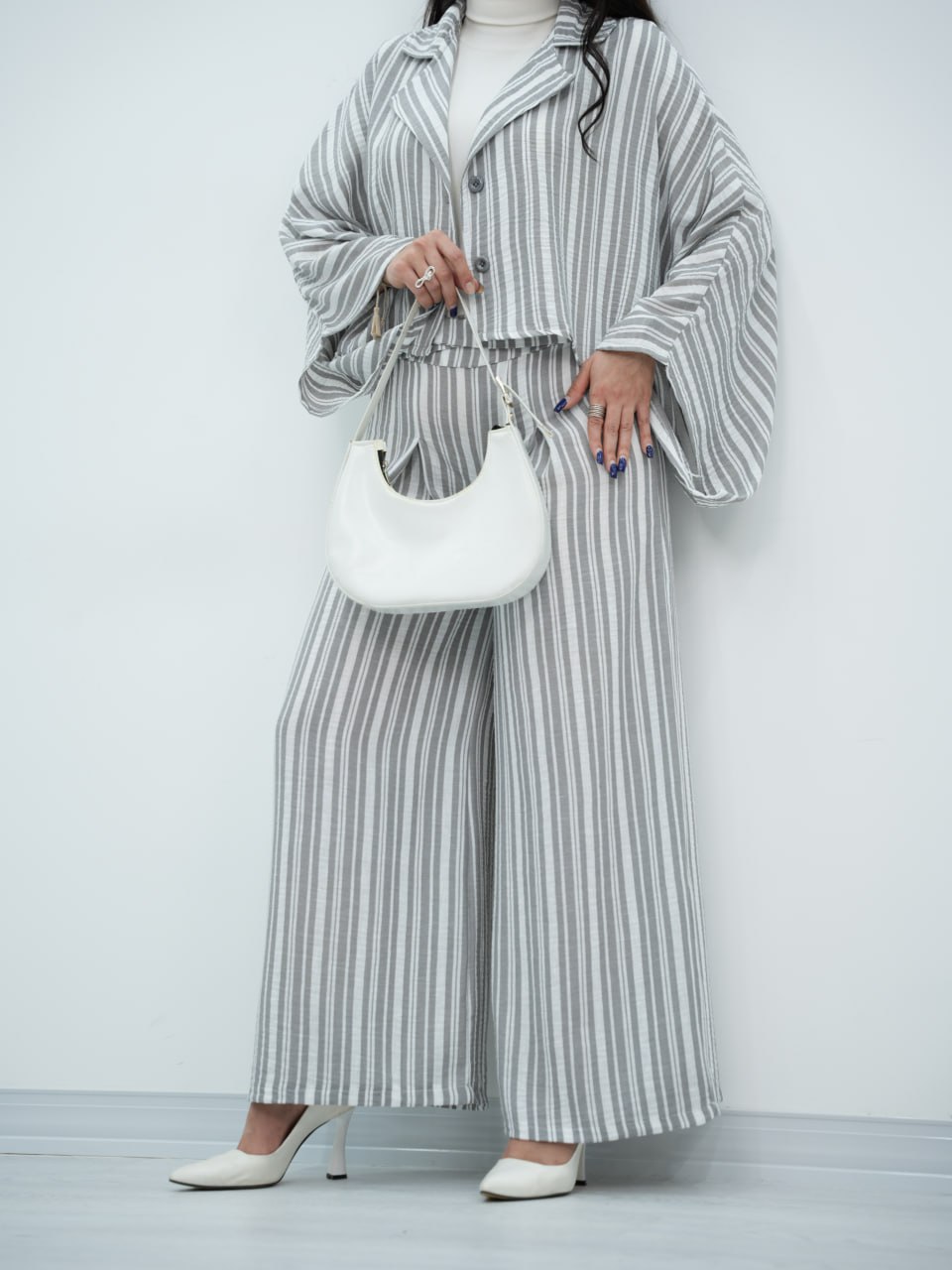 ست کت و شلوار راه راه زویا کد6894