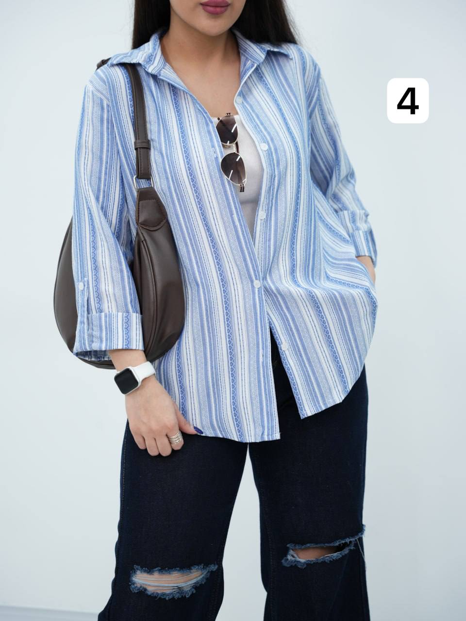 شومیز مراکشی آستین پاگون زمزم کد6895