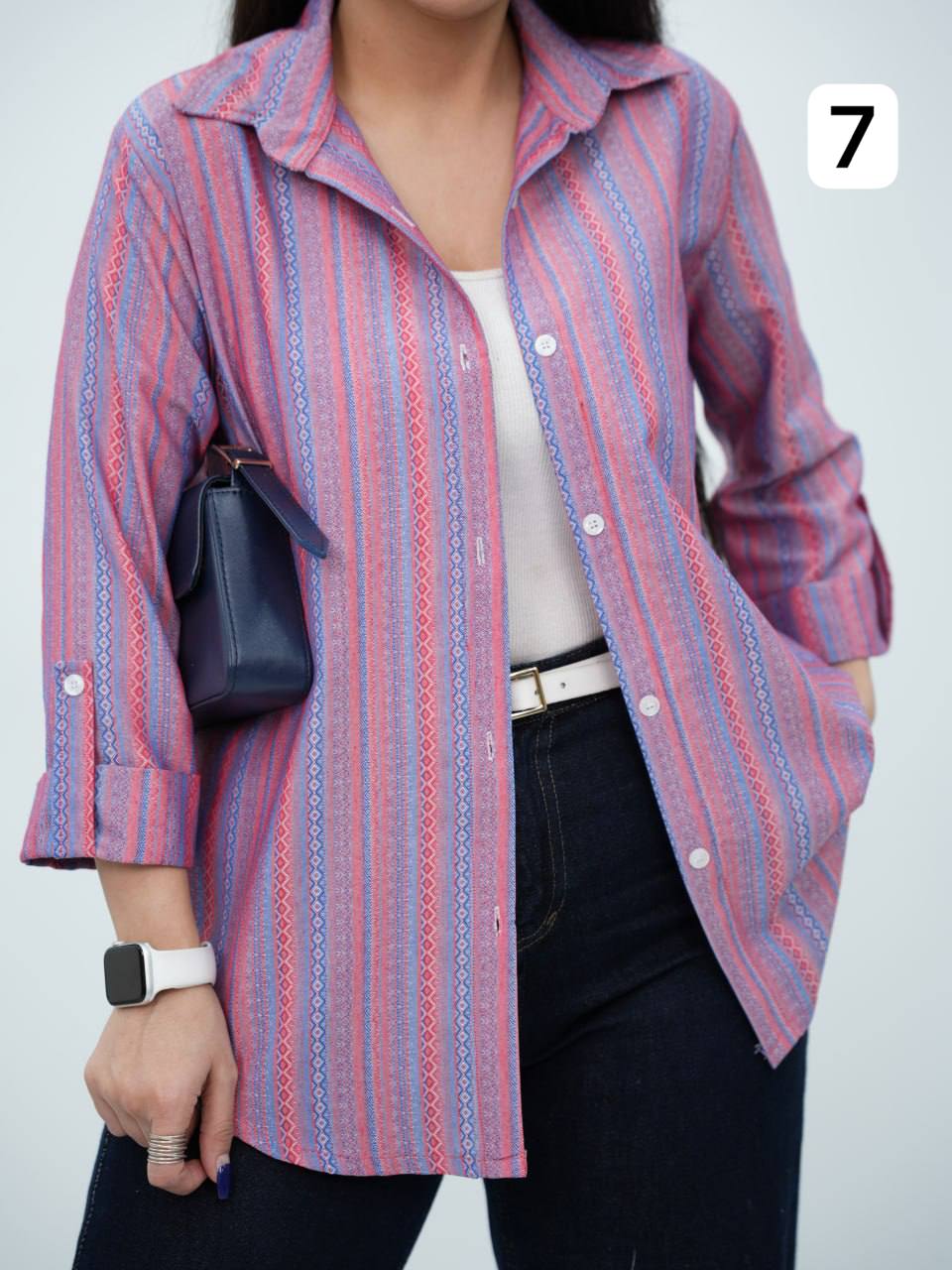 شومیز مراکشی آستین پاگون زمزم کد6895