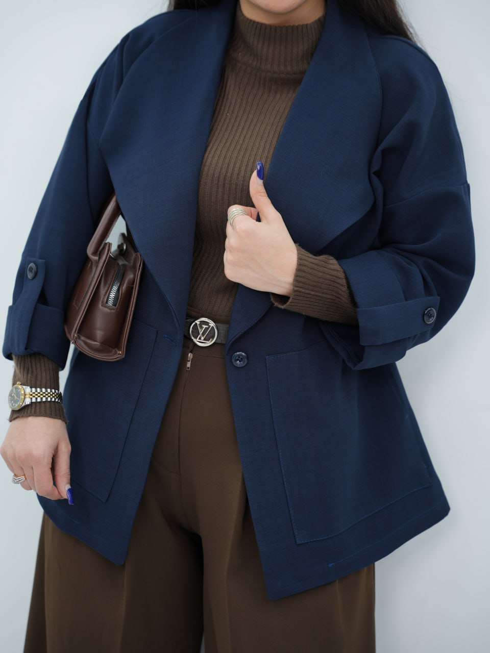 کتی کرپ مازراتی آستین پاگون ژربرا کد6896