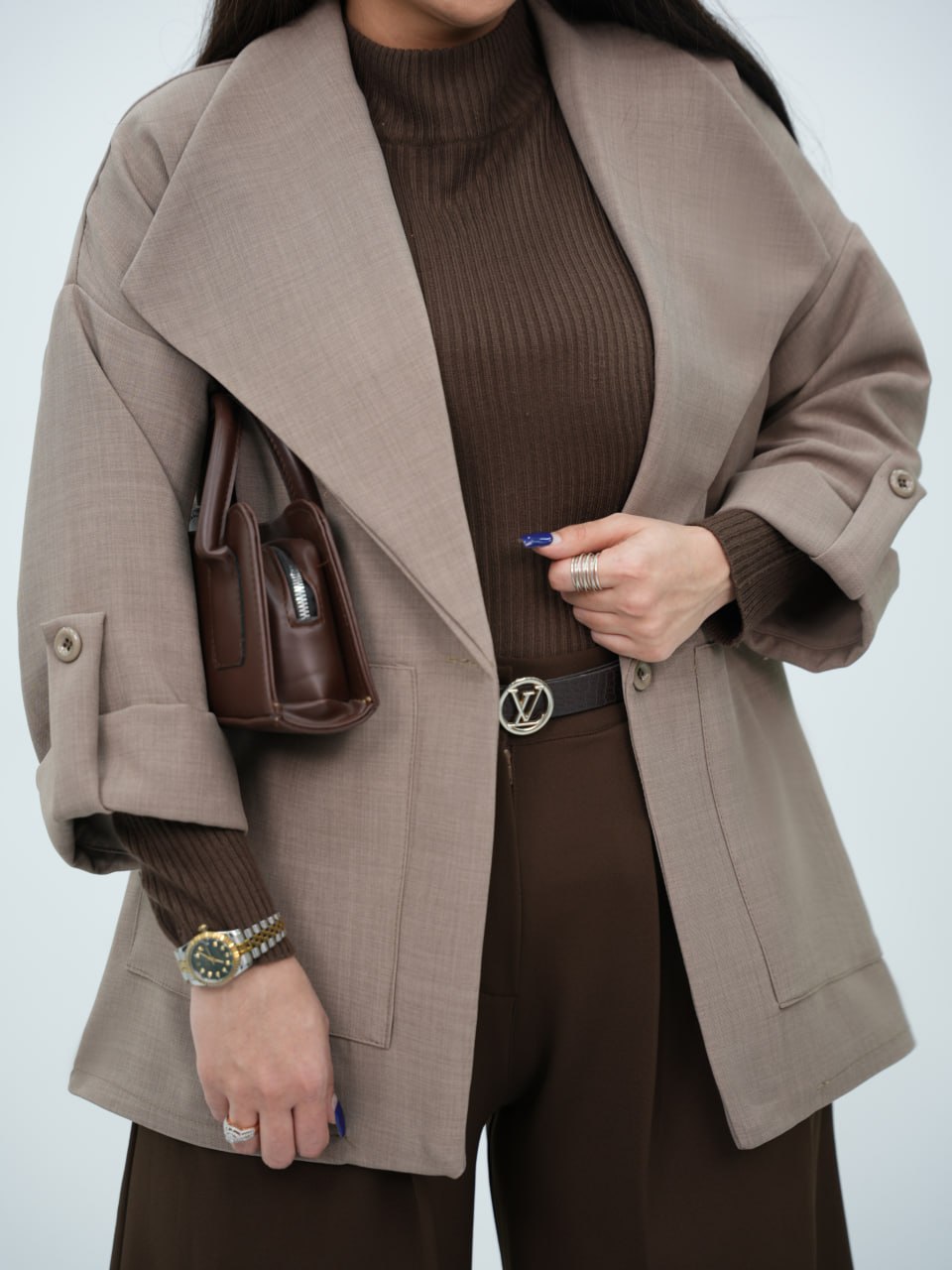 کتی کرپ مازراتی آستین پاگون ژربرا کد6896