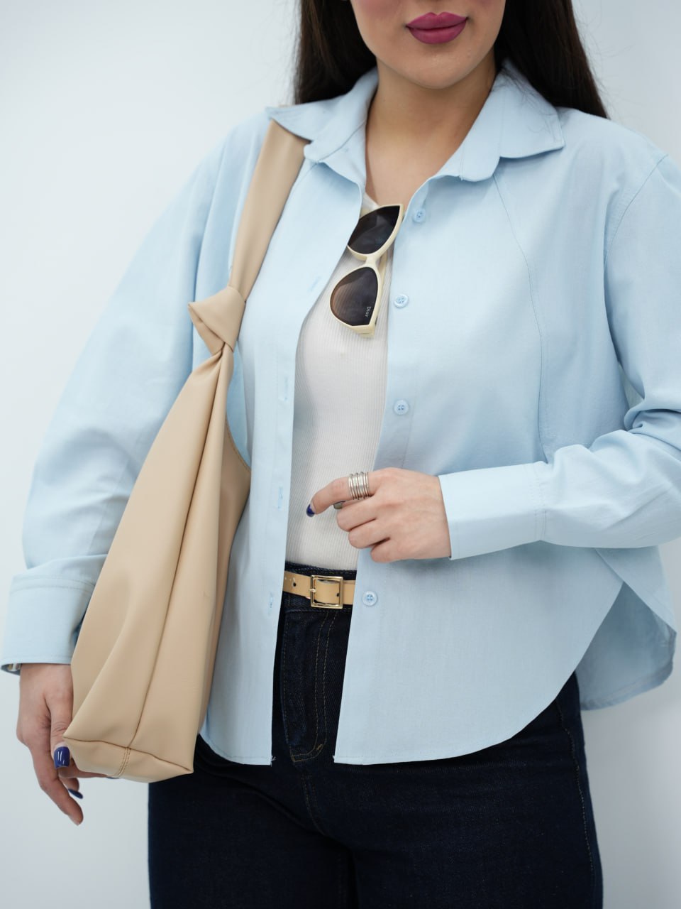 شومیز لنین جلو برش لاوازا کد6900