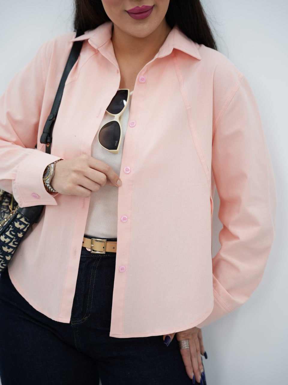 شومیز لنین جلو برش لاوازا کد6900