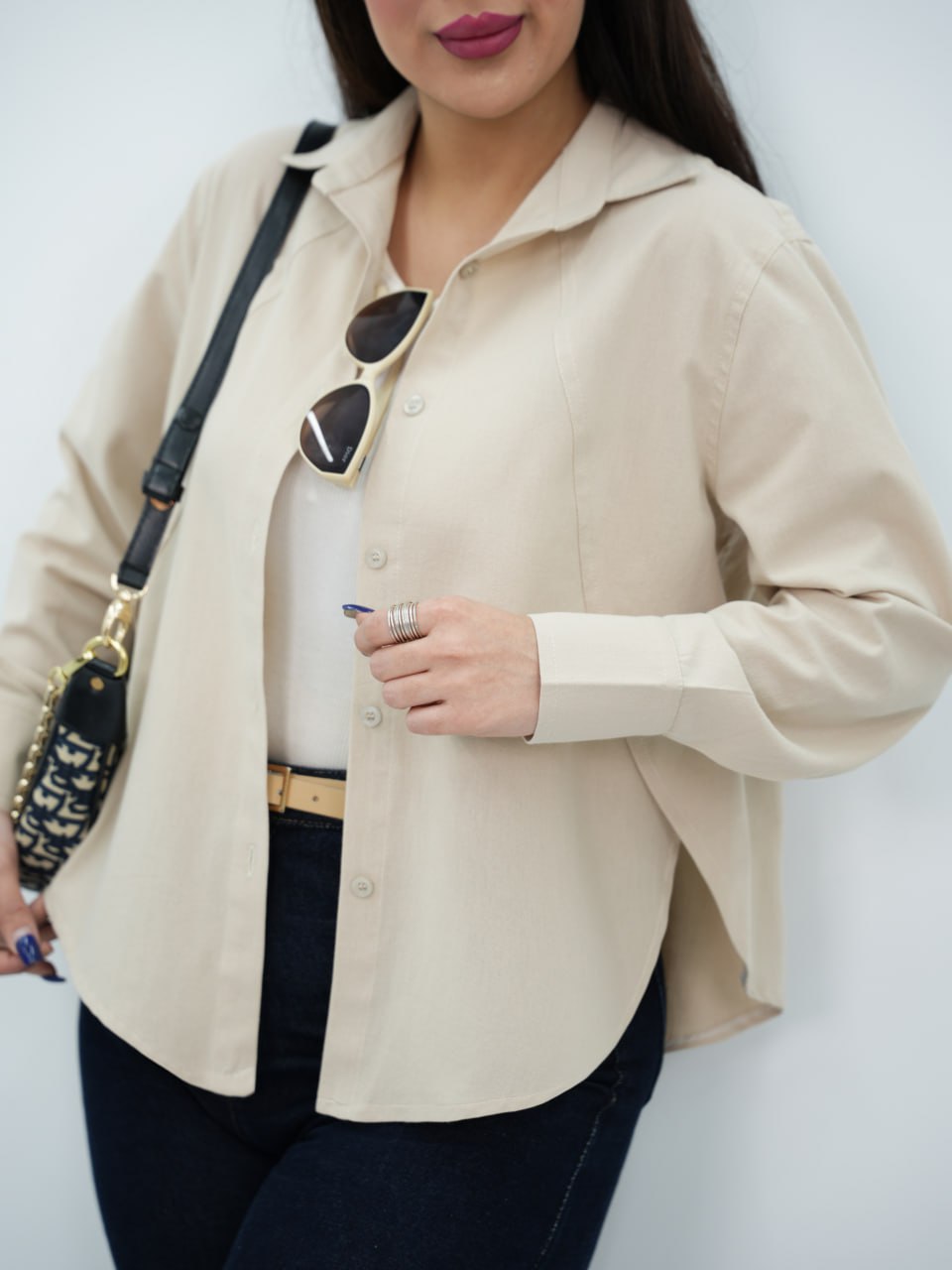 شومیز لنین جلو برش لاوازا کد6900