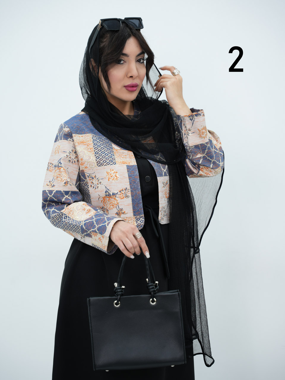 ست کت و سارافون زاکارد کمردار لاتینا کد6918