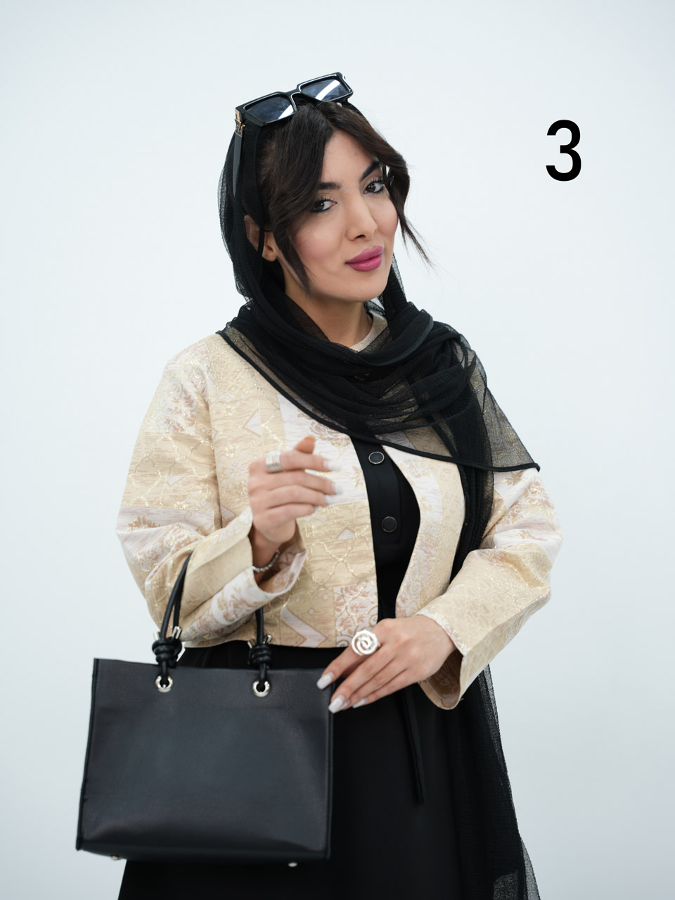 ست کت و سارافون زاکارد کمردار لاتینا کد6918