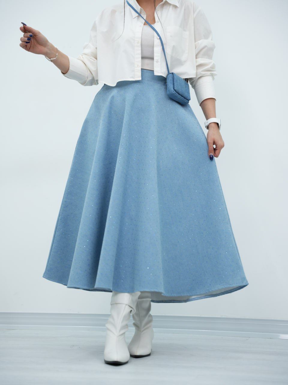 دامن پشت کش لوچیا کد6919