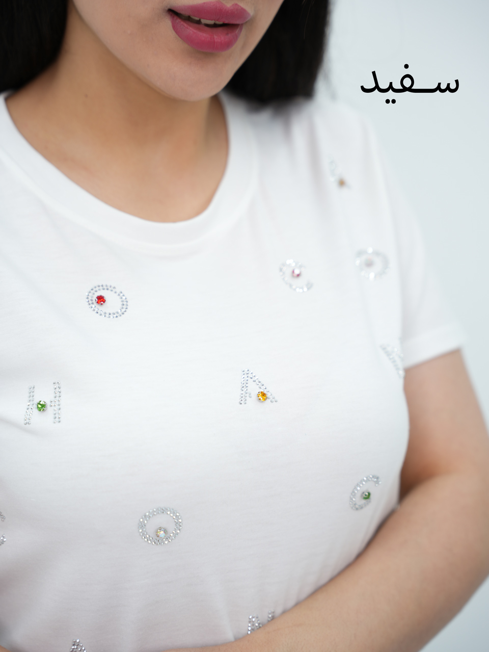 تیشرت طرحدار آیسل کد6993