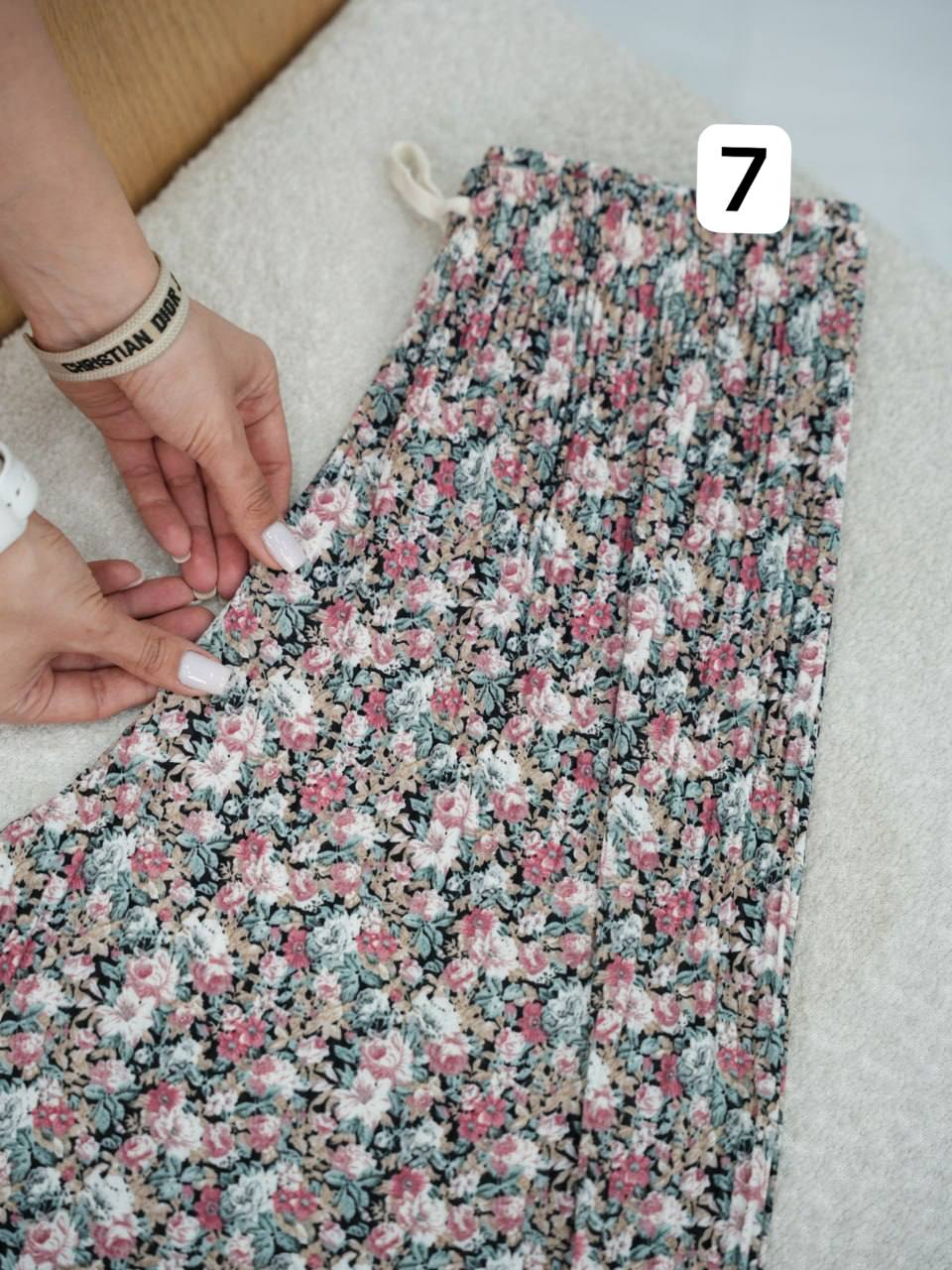 شلوار پینترستی پیلیسه گلپری کد7014