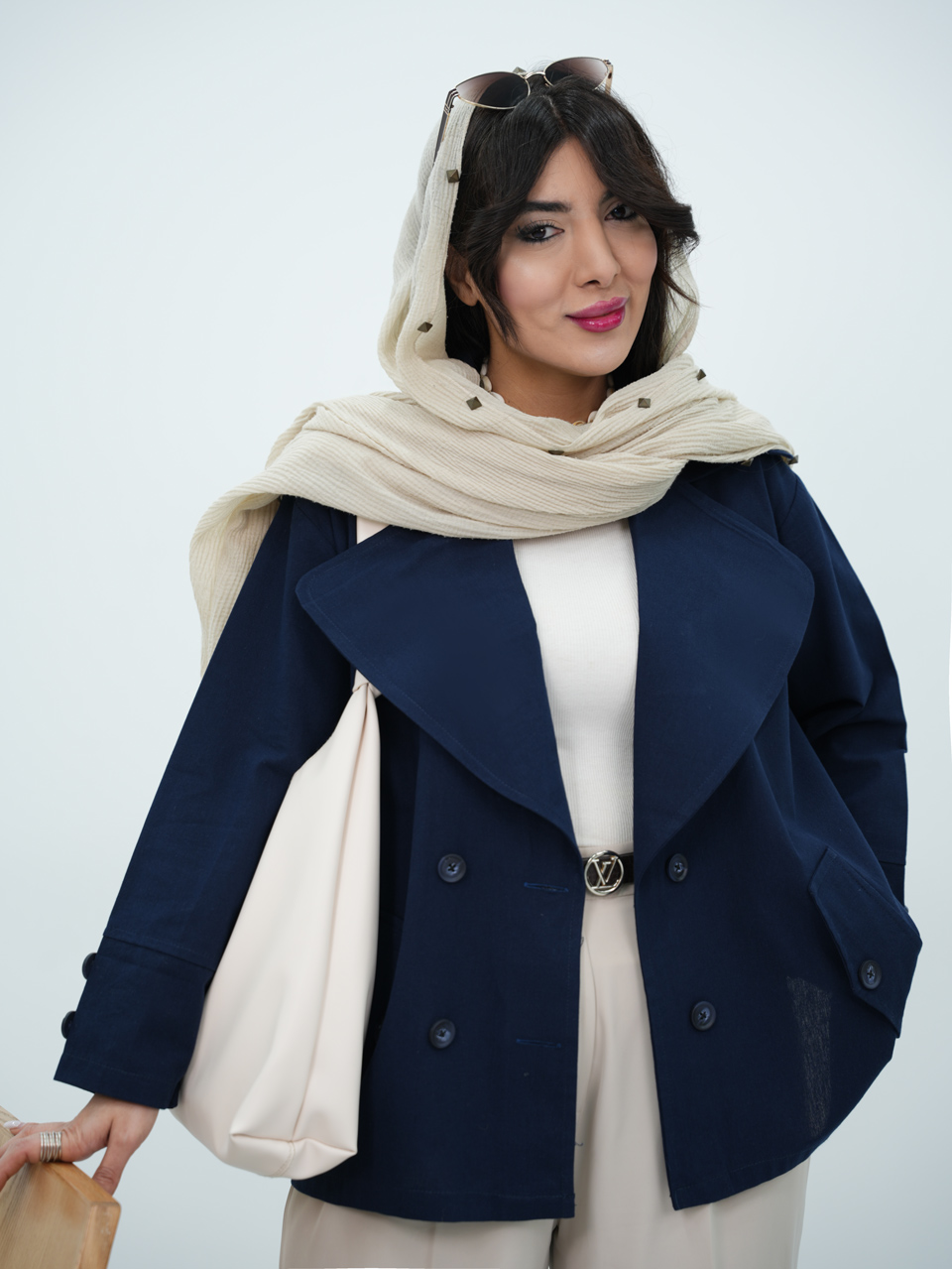 کتی لنین یقه پهن لورین کد7031