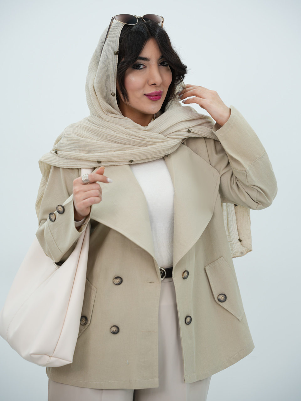 کتی لنین یقه پهن لورین کد7031