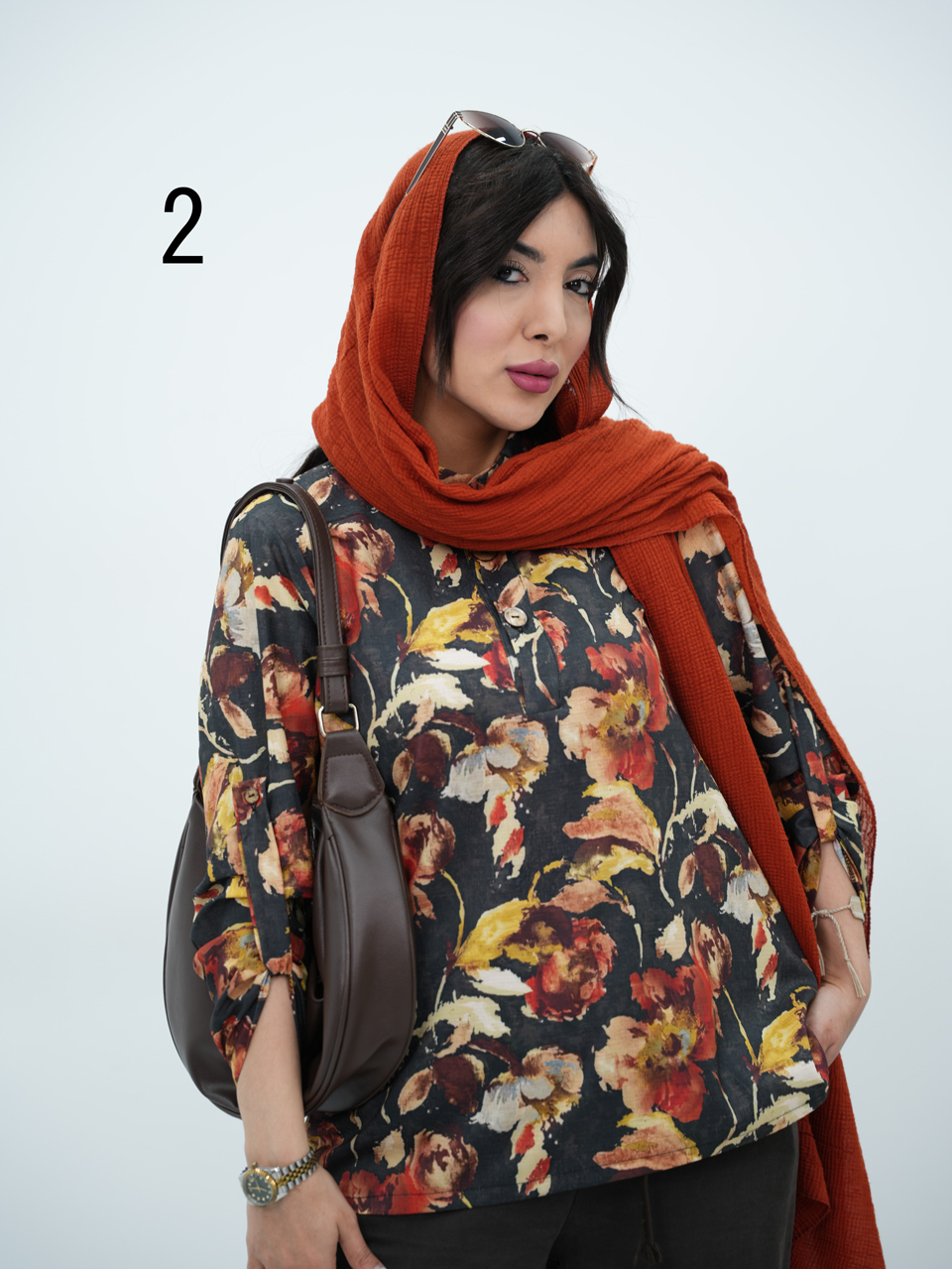 جلوبسته ایتالیایی یقه گرد موناکو کد7047