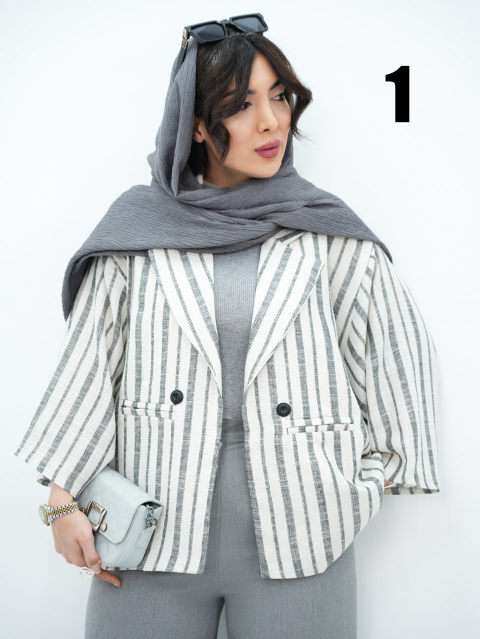 کت لنین راه راه پانچ پردیس کد7129