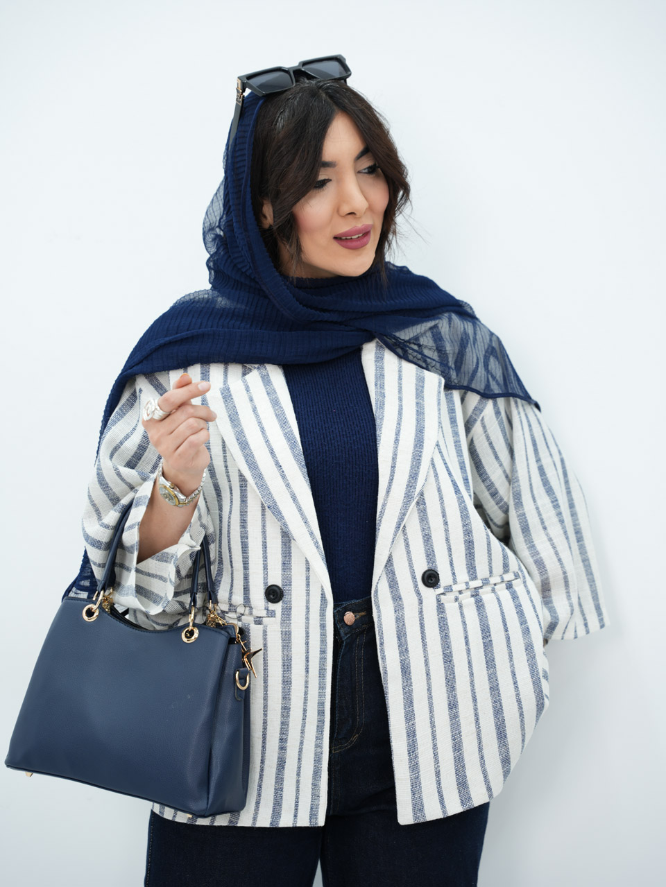 کت لنین راه راه پانچ پردیس کد7129