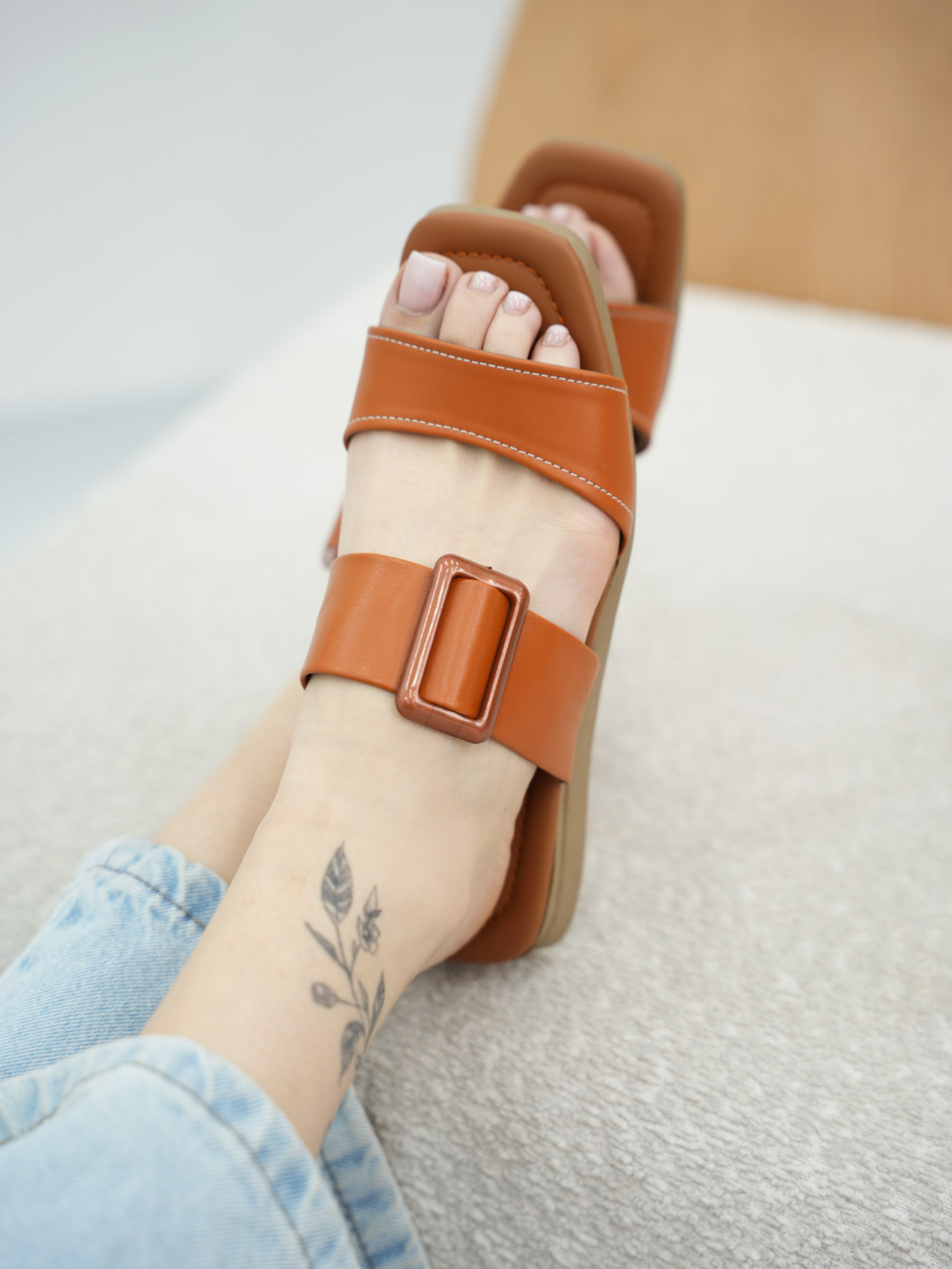 صندل دو بند لورن کد7175