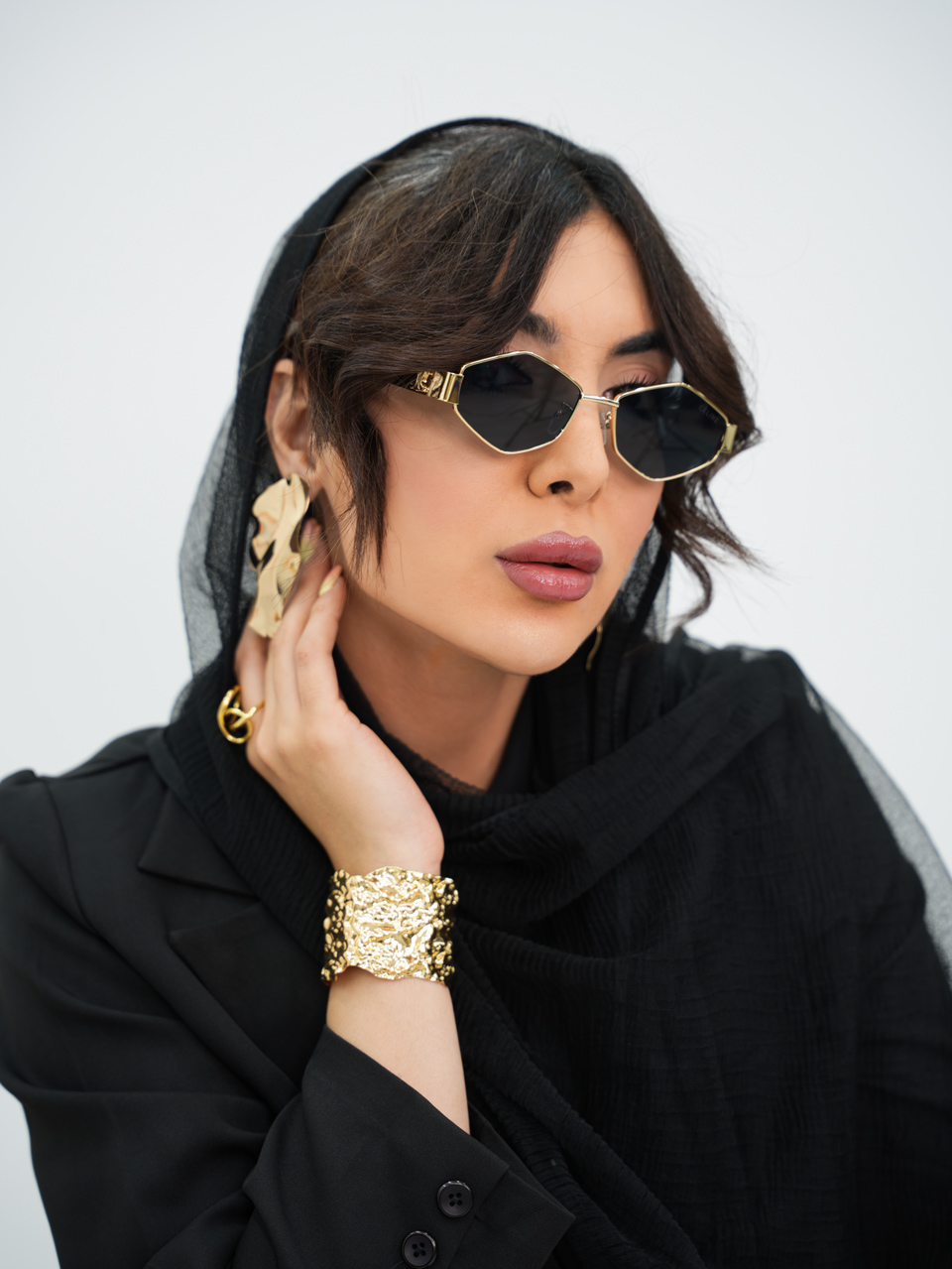 عینک CEIINE شیش ضلعی کد7212