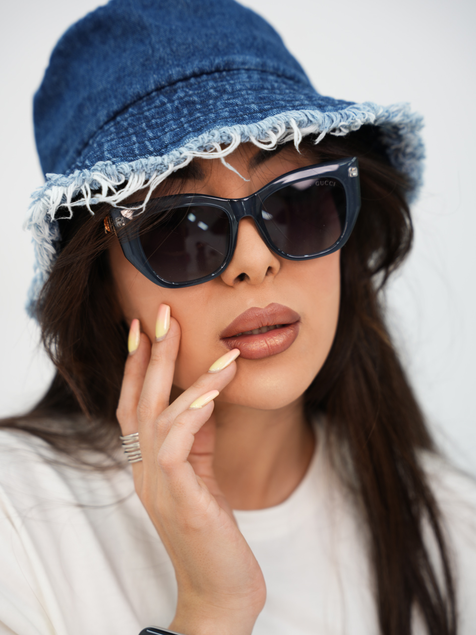 عینک GUCCI دسته طلایی کد7216