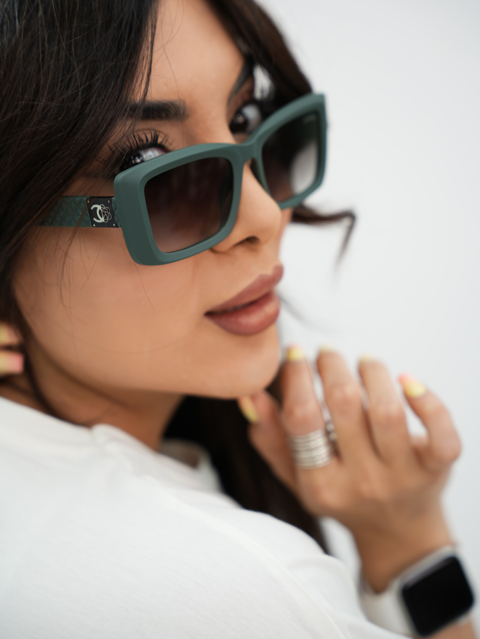 عینک CHANEL مات مربعی کد7217