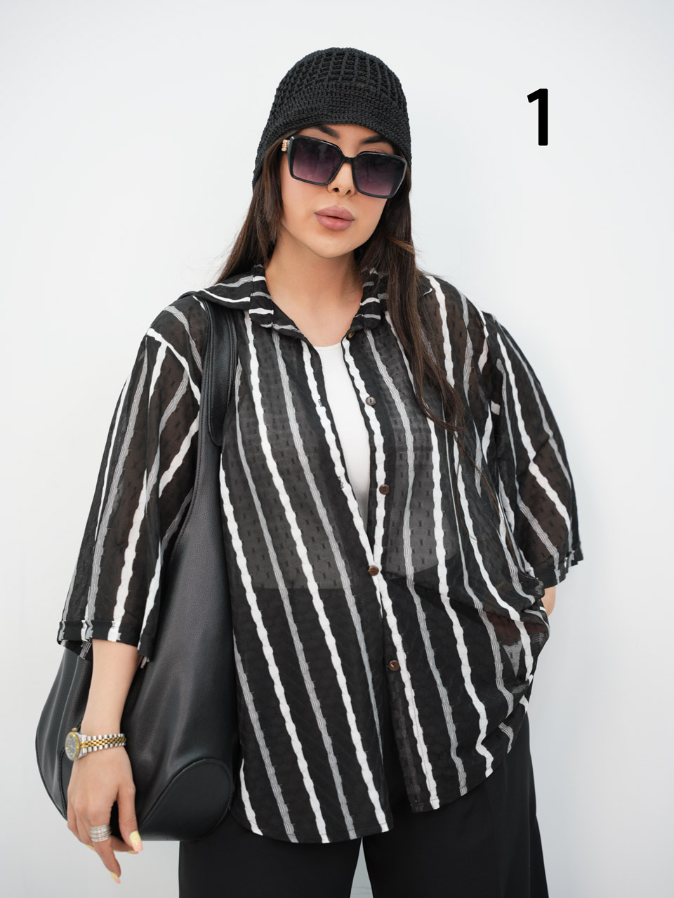 شومیز طرح مراکشی طهورا کد 7258