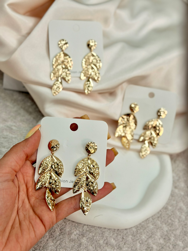 گوشوار میخی طرح 5 برگ کد7294