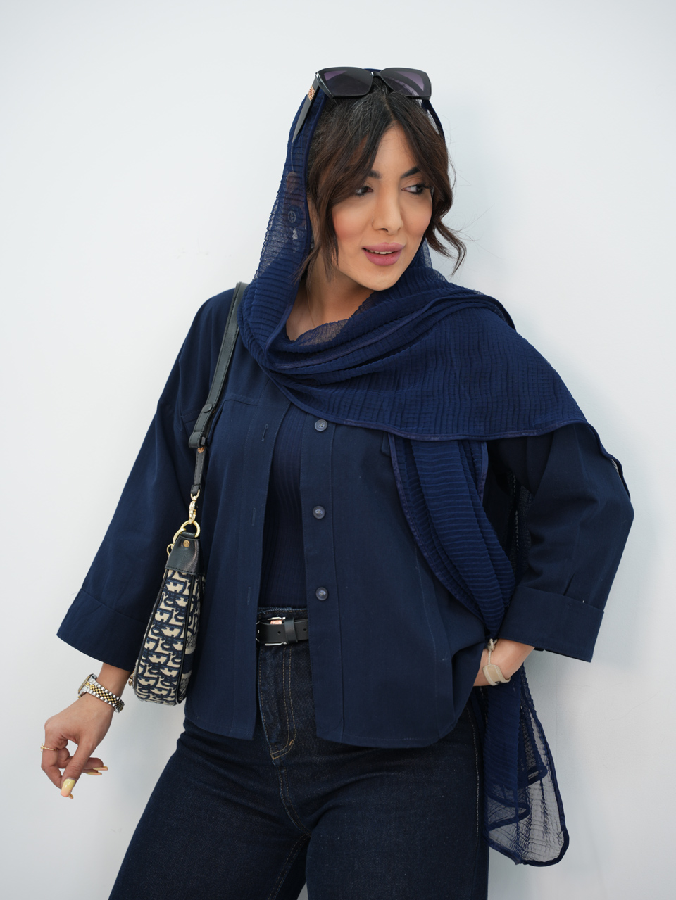 شومیز لنین جلو دوخت فسقلی کد7321