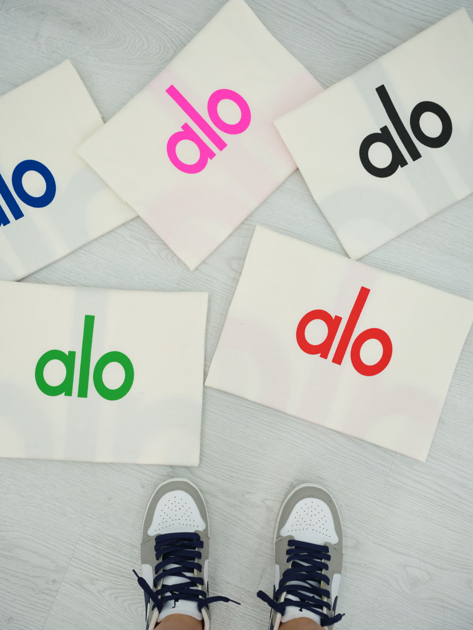 تیشرت لانگ alo نگین دار کد7344