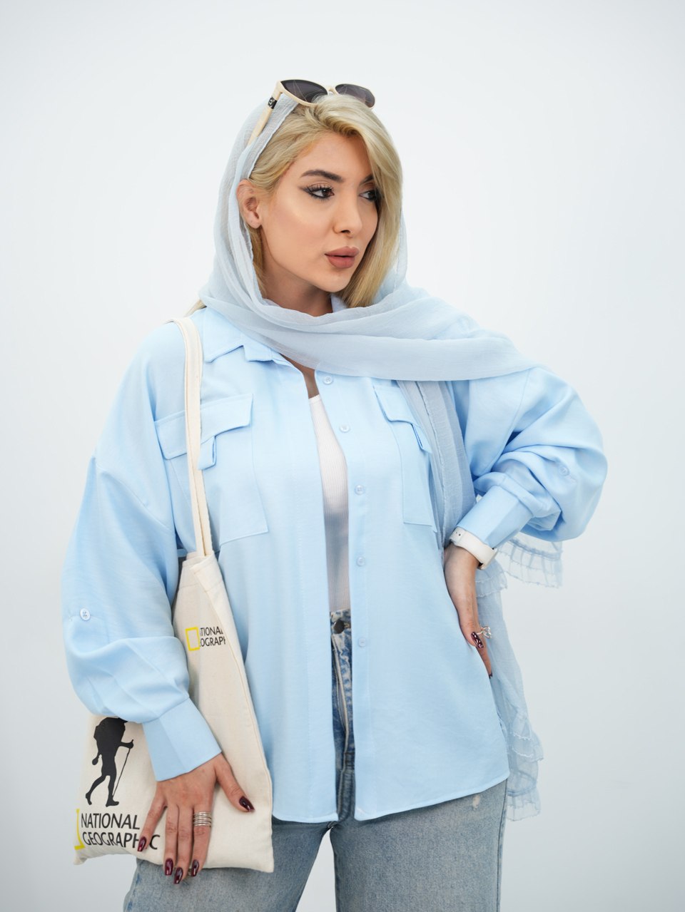 شومیز دوجیب اور نجوا کد7410
