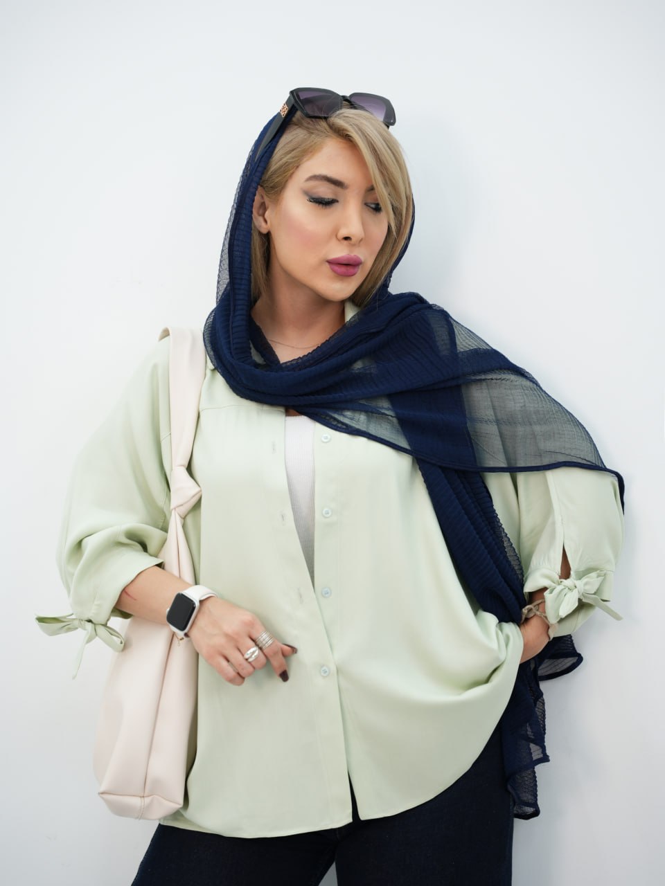 شومیز سیلک کیمونو گلمور کد7477