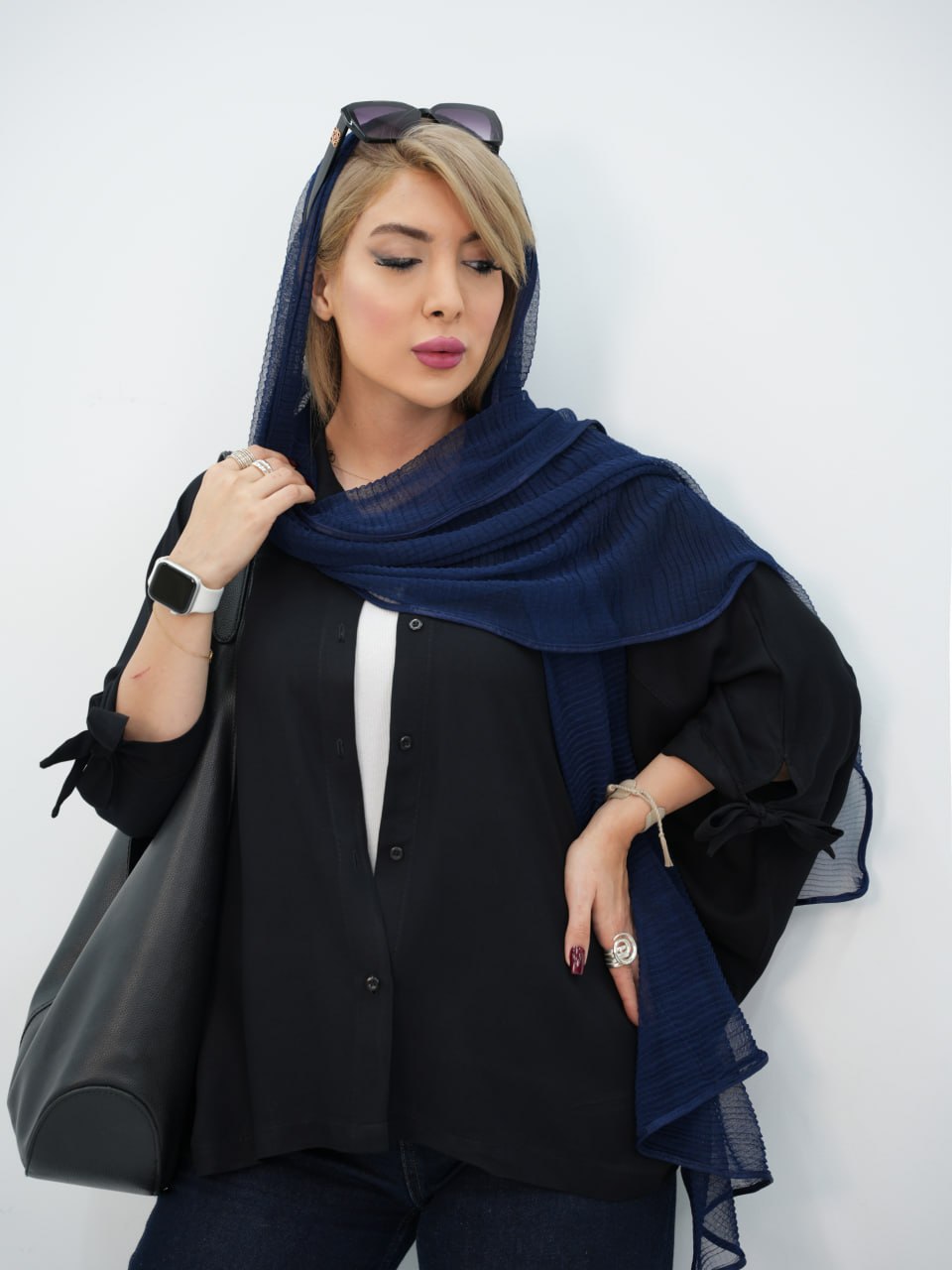 شومیز سیلک کیمونو گلمور کد7477