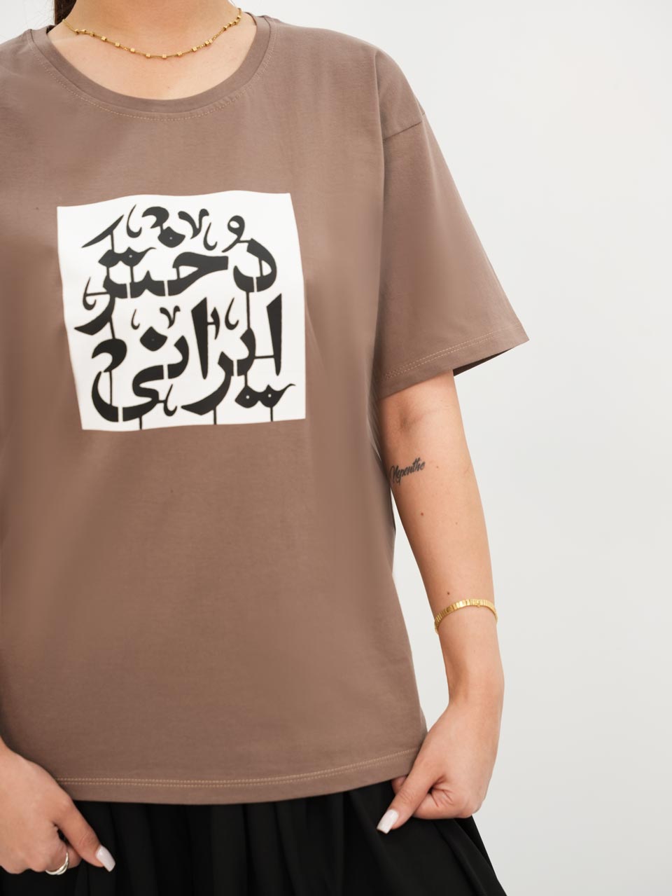 تیشرت چاپی دختر ایرانی کد7622