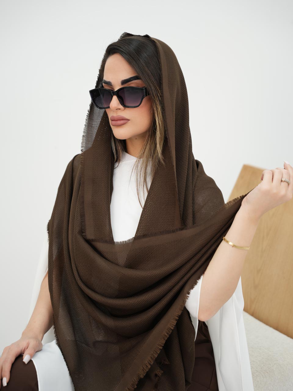 شال حصیری ساده کد7633
