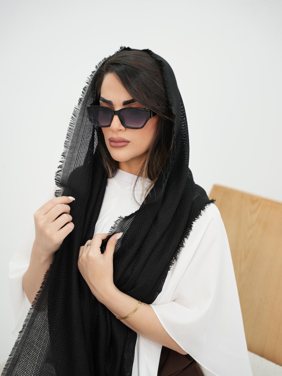 شال حصیری ساده کد7633