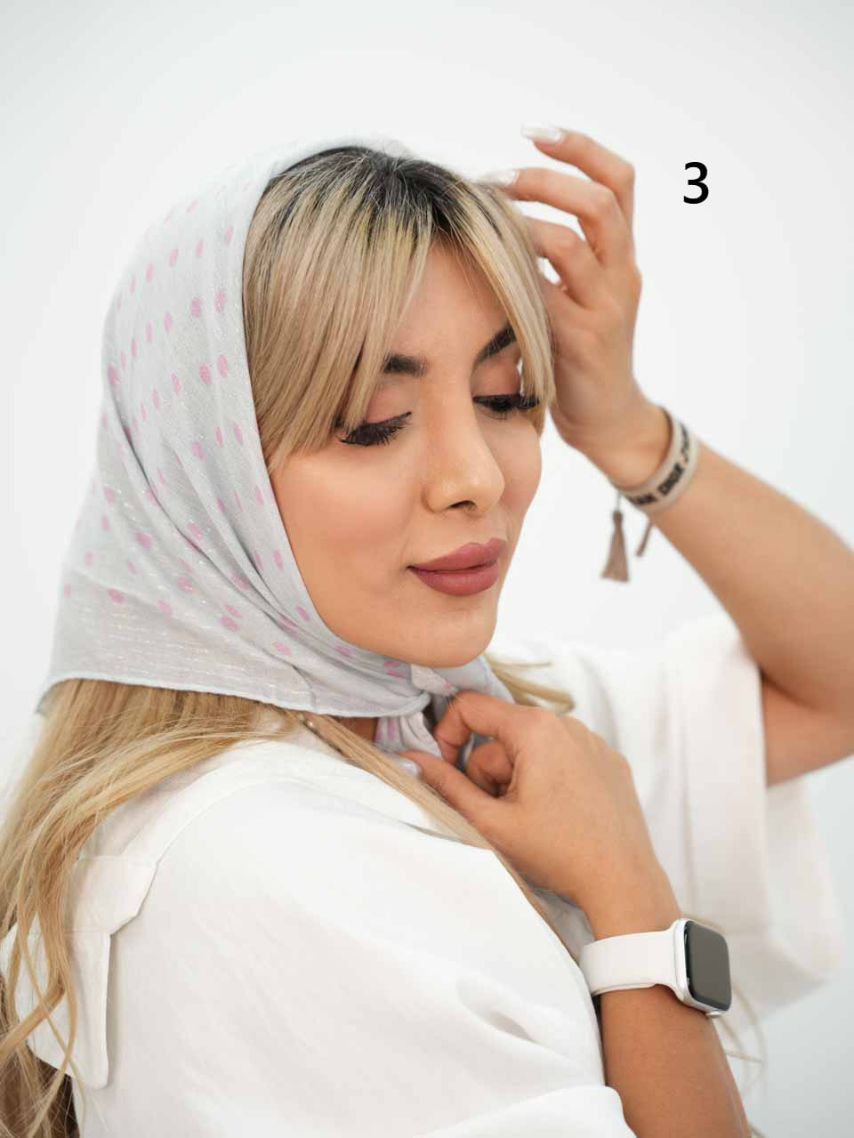 مینی اسکارف توپی کد7634