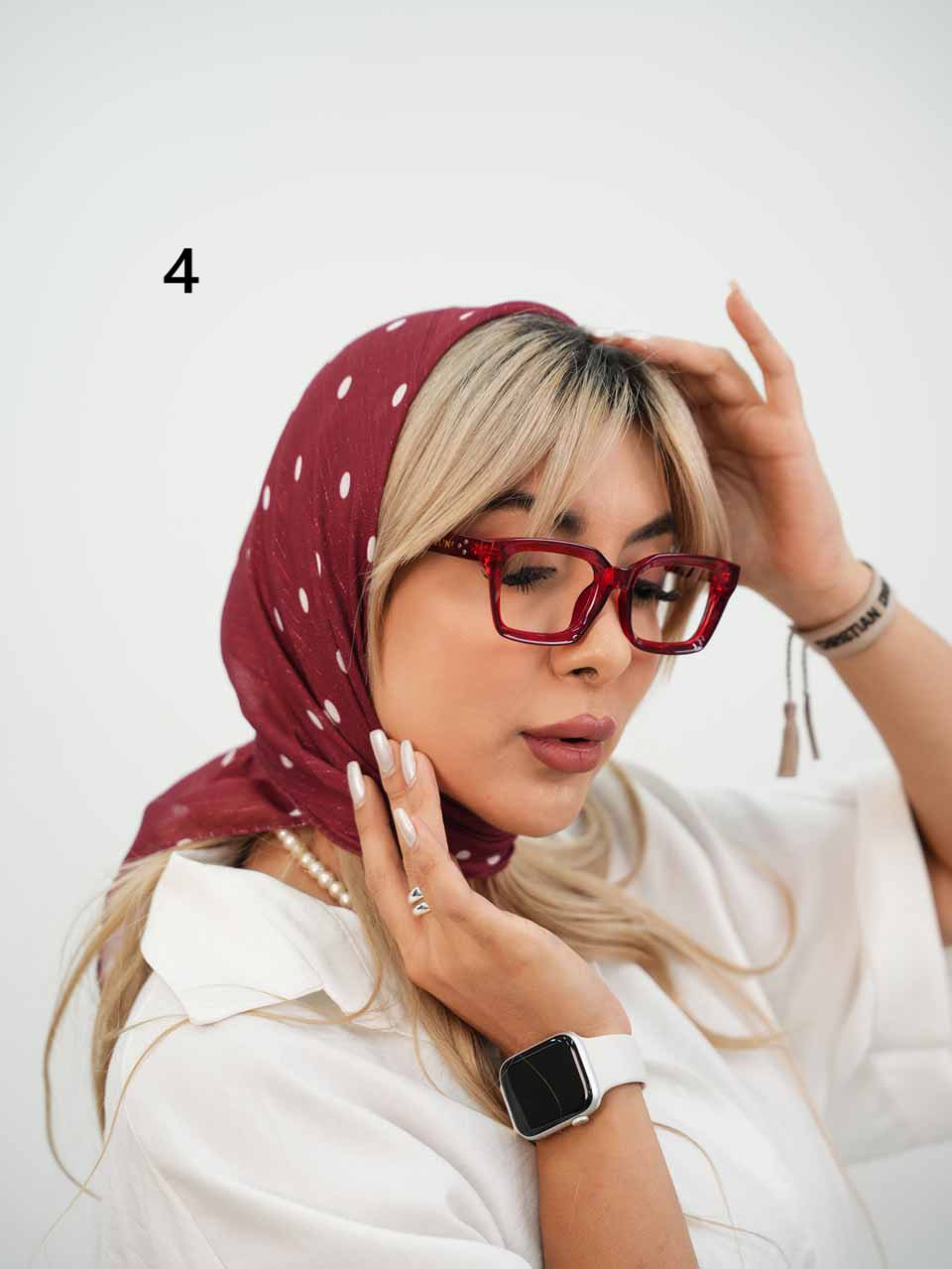 مینی اسکارف توپی کد7634