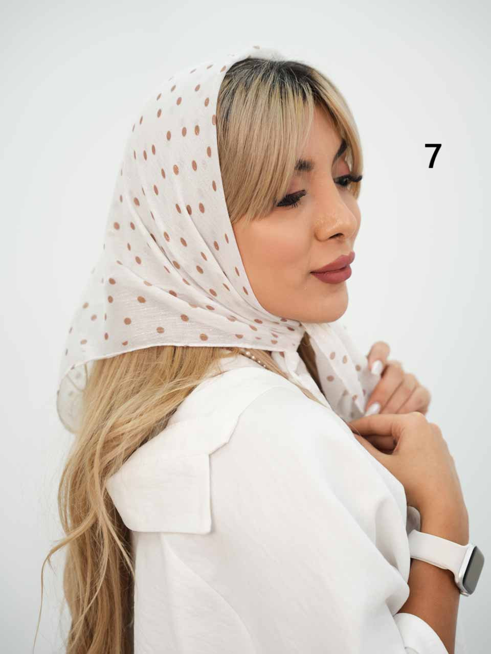 مینی اسکارف توپی کد7634